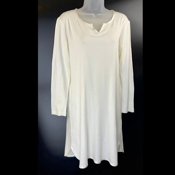 Zimmerli of Switzerland Sleep Shirt White Pajamas